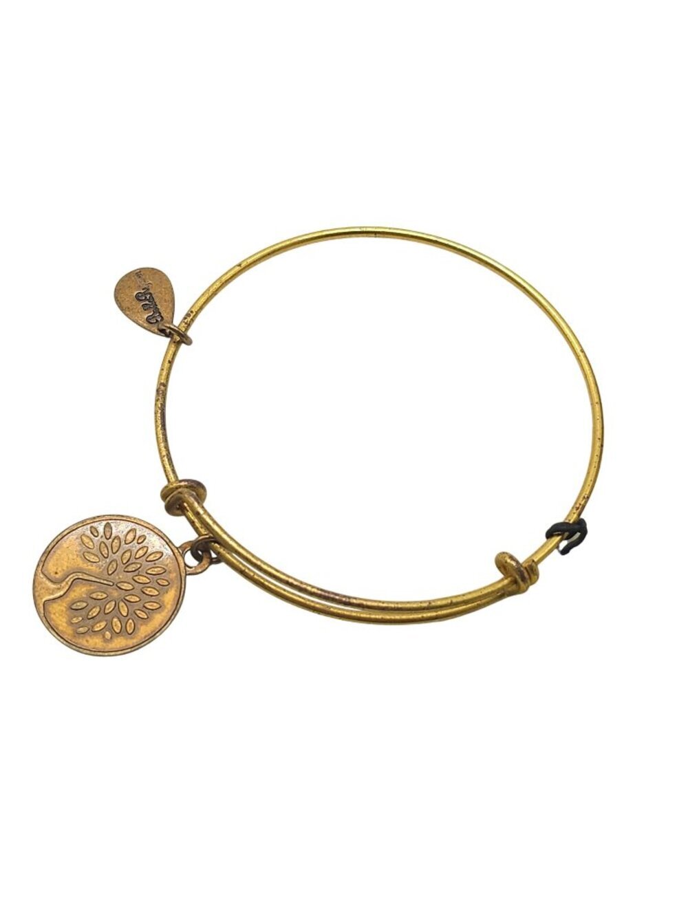 Gold-Tone Bangle Bracelet With Tree Of Life Charm By Bella and Ryann